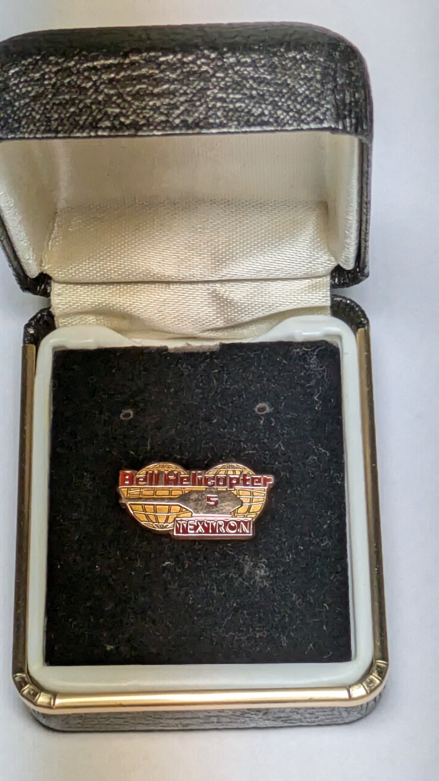 Bell Helicopter Textron Inc 5 Year Anniversary Pin by Haltom 1/10 10K Bell Helicopter Textron Inc 5 Year Anniversary Pin by Haltom 1/10 10K