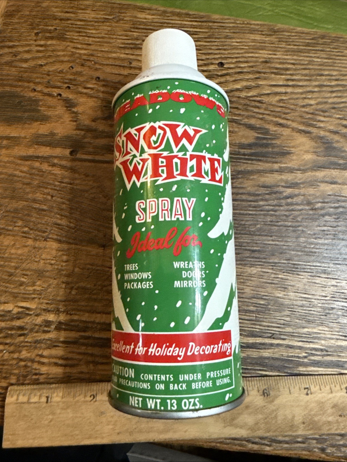 Vintage Snow White Window Flock Spray Collectible Can Fake Snow Christmas Full Vintage Snow White Window Flock Spray Collectible Can Fake Snow Christmas Full