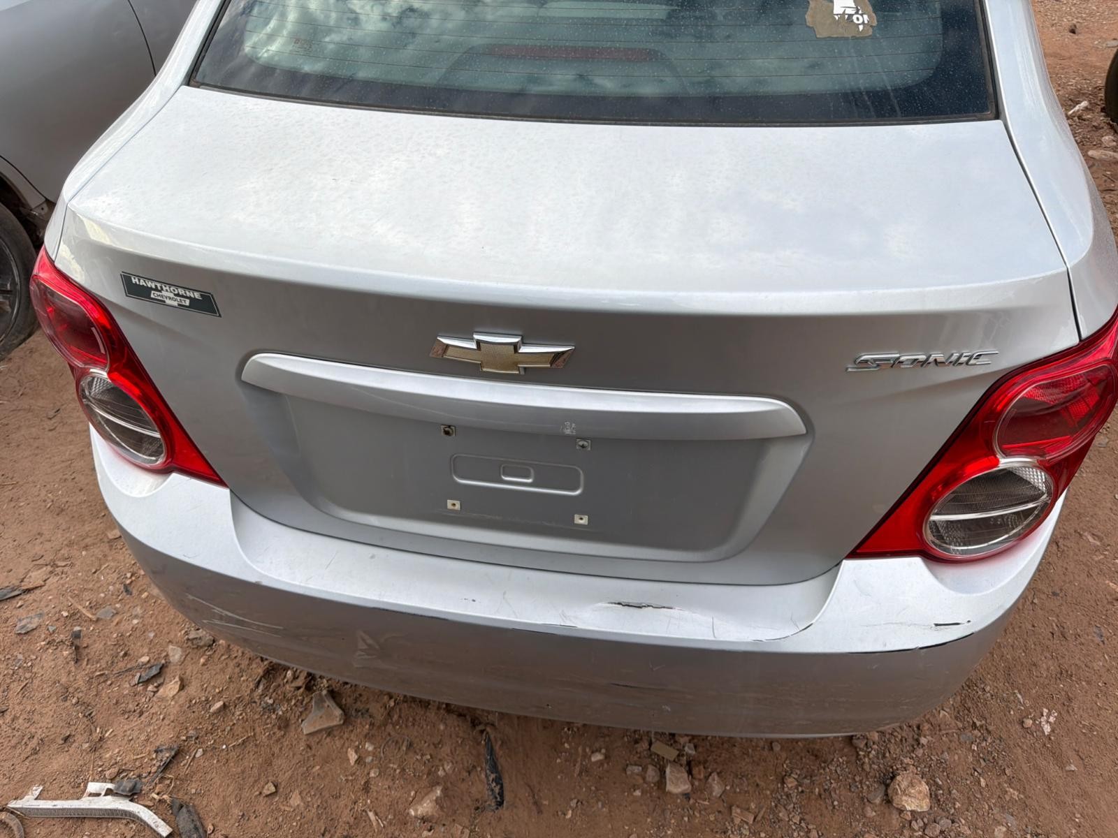 Used Deck Lid fits: 2013 Chevrolet Sonic Ntbk w/o integral spoiler Grade A