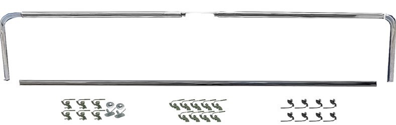 OER 6 Piece Tailgate Molding Set For 1967-1968 Chevy and GMC Fleetside Trucks
