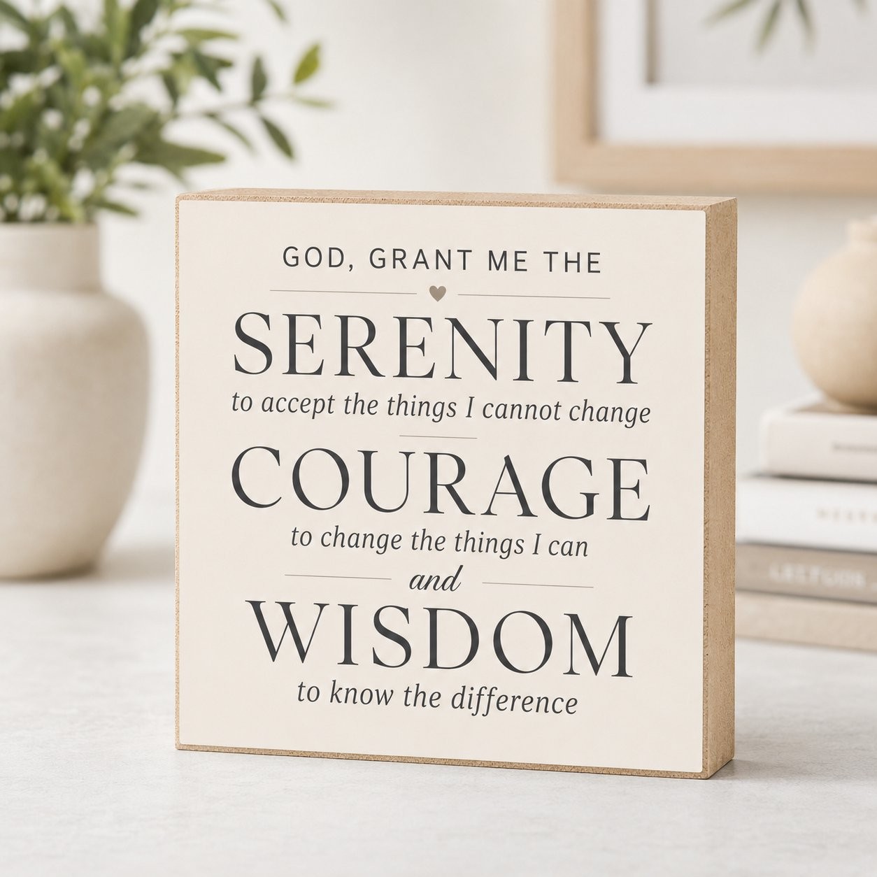 Serenity Prayer Sign