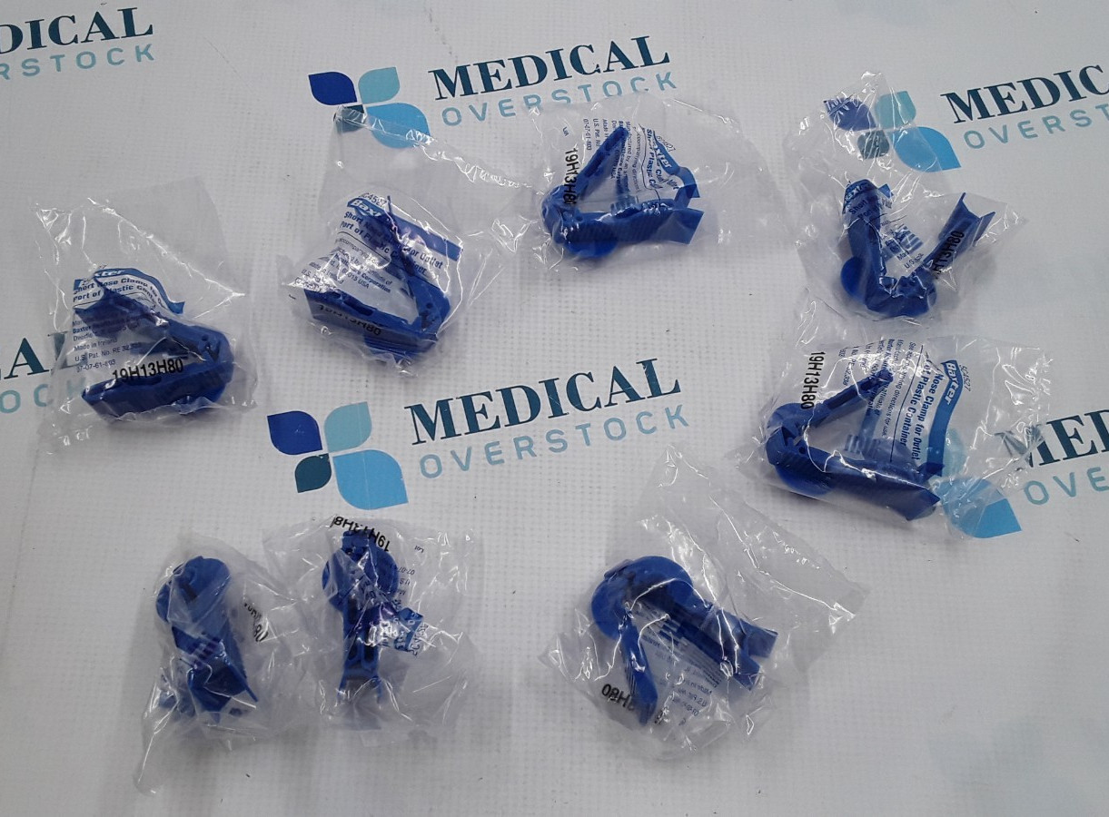 Baxter Short Nose Clamp for Outlet Port of Plastic Container 5D4527 Lot of 8