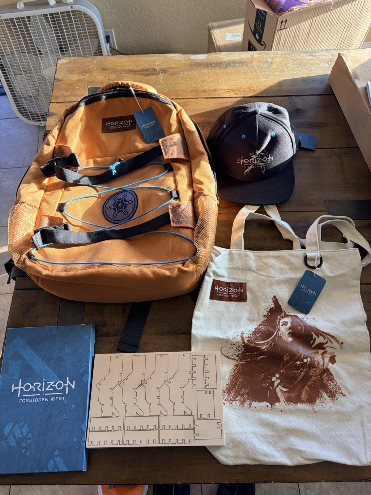 NEW Horizon Forbidden West Media Backpack Bundle Video Game Merchandise RARE NEW Horizon Forbidden West Media Backpack Bundle Video Game Merchandise RARE