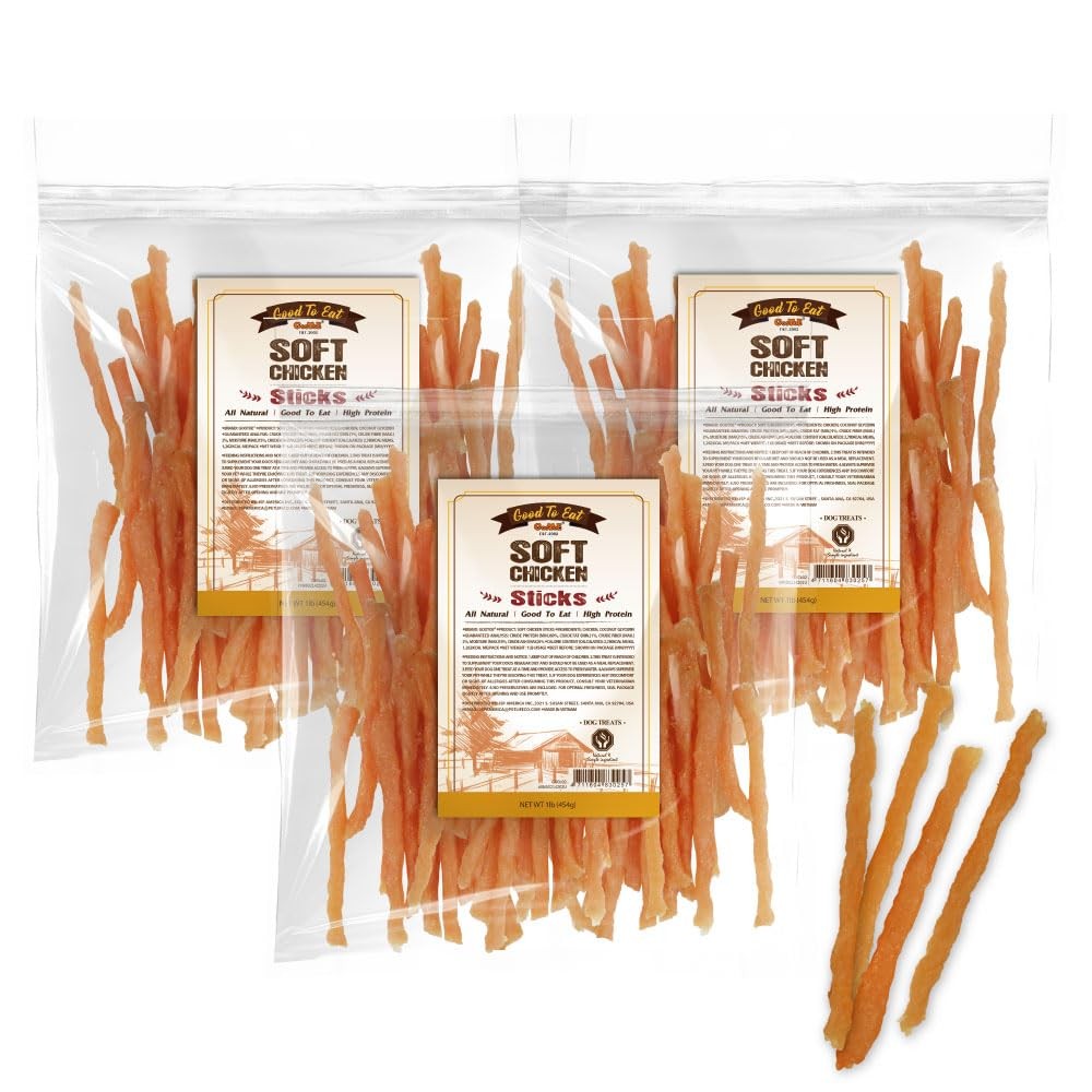 Gootoe Soft Dog Treats, Chicken Jerky  Dog Training Treats HighProtein, Glute...