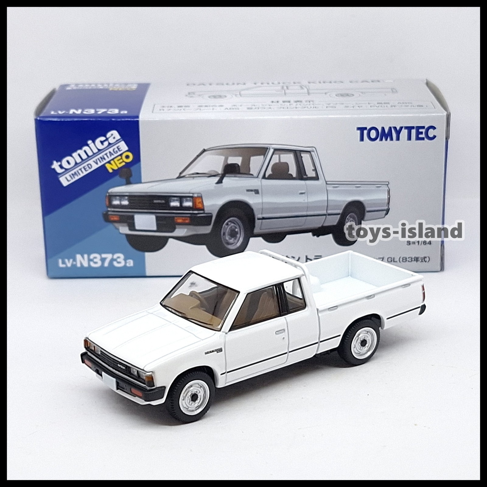 Tomica Limited Vintage NEO LV-N373a DATSUN TRUCK King Cab GL 83 1/64 TOMYTEC New