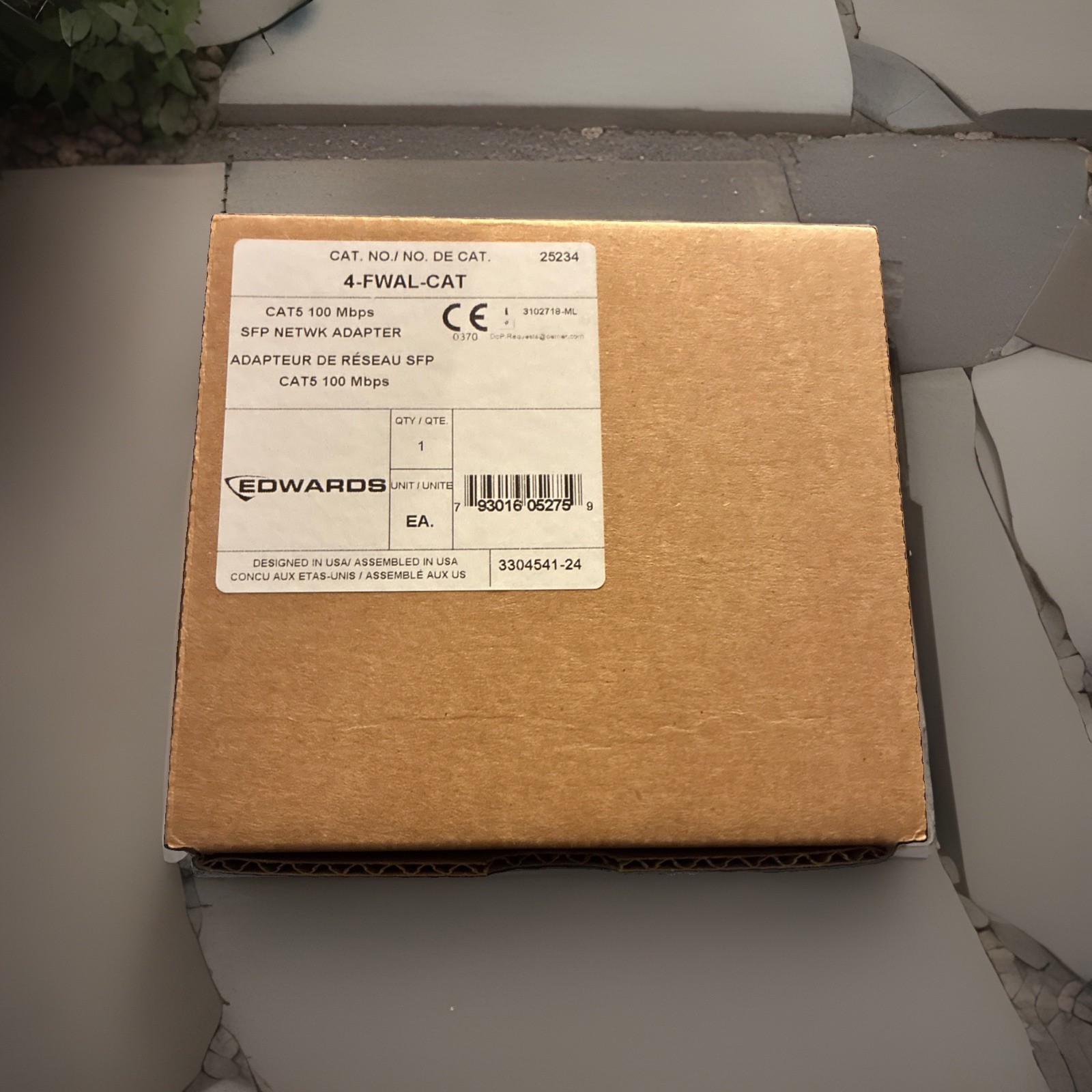 EST Edwards 4-FWAL-CAT Transceiver NEW EST Edwards 4-FWAL-CAT Transceiver NEW