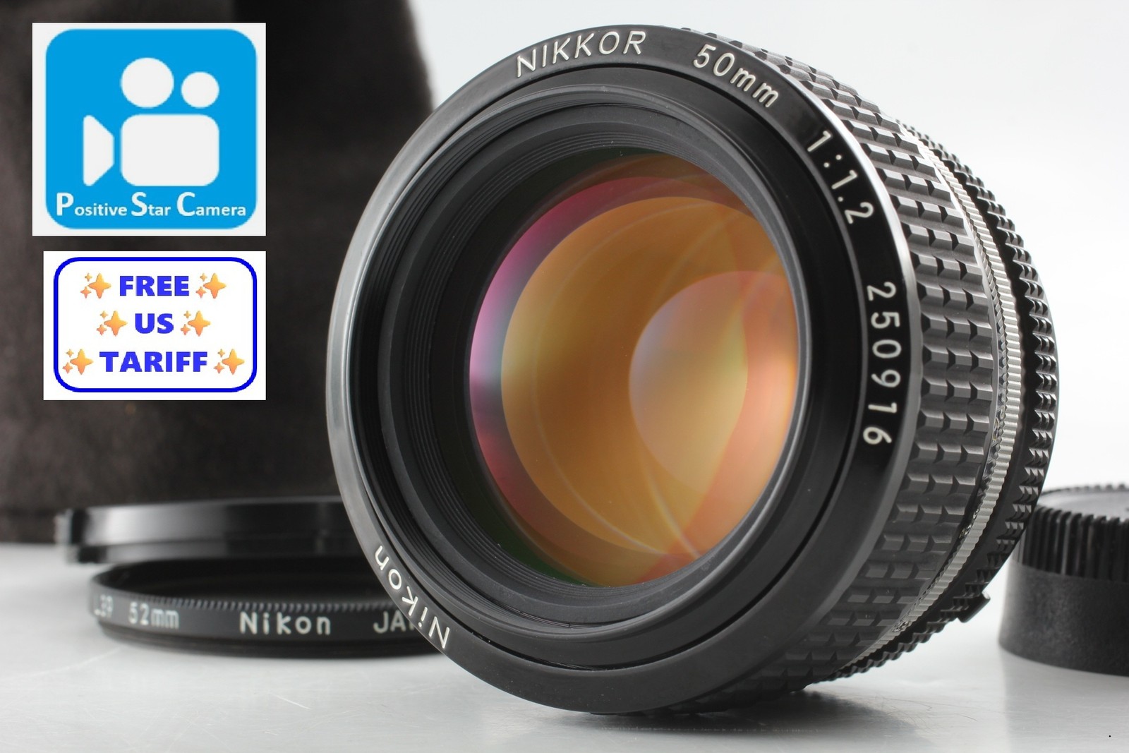 🎦👀✨Top MINT✨ Nikon Ai-s Nikkor 50mm f/1.2 MF Lens From JAPAN