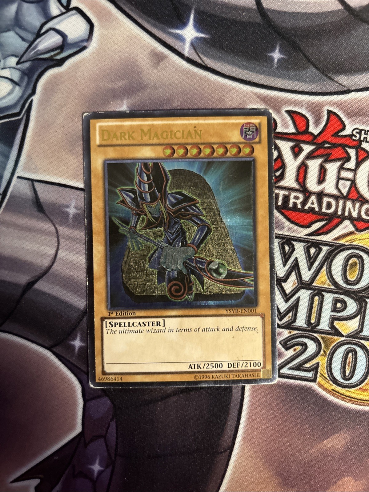 (YT) Yu-Gi-Oh Dark Magician - YSYR-EN001 - 1st Edition - Ultimate Rare MP/HP (YT) Yu-Gi-Oh Dark Magician - YSYR-EN001 - 1st Edition - Ultimate Rare MP/HP