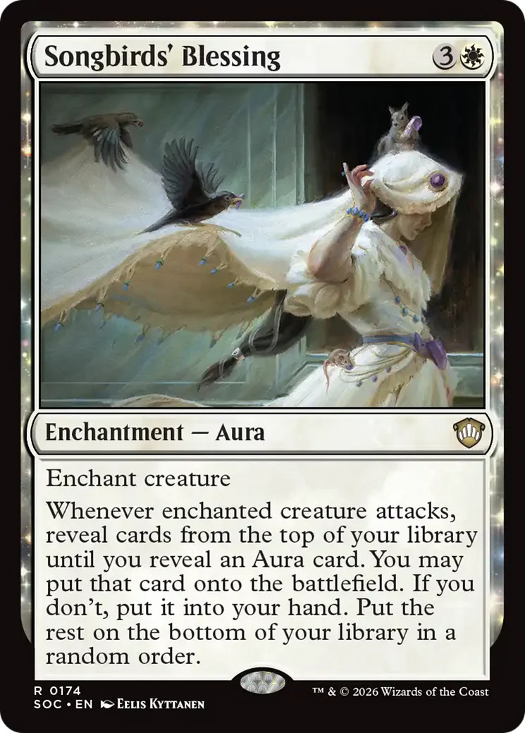 MTG Songbirds\' Blessing [Secrets of Strixhaven Commander] Near Mint Magic