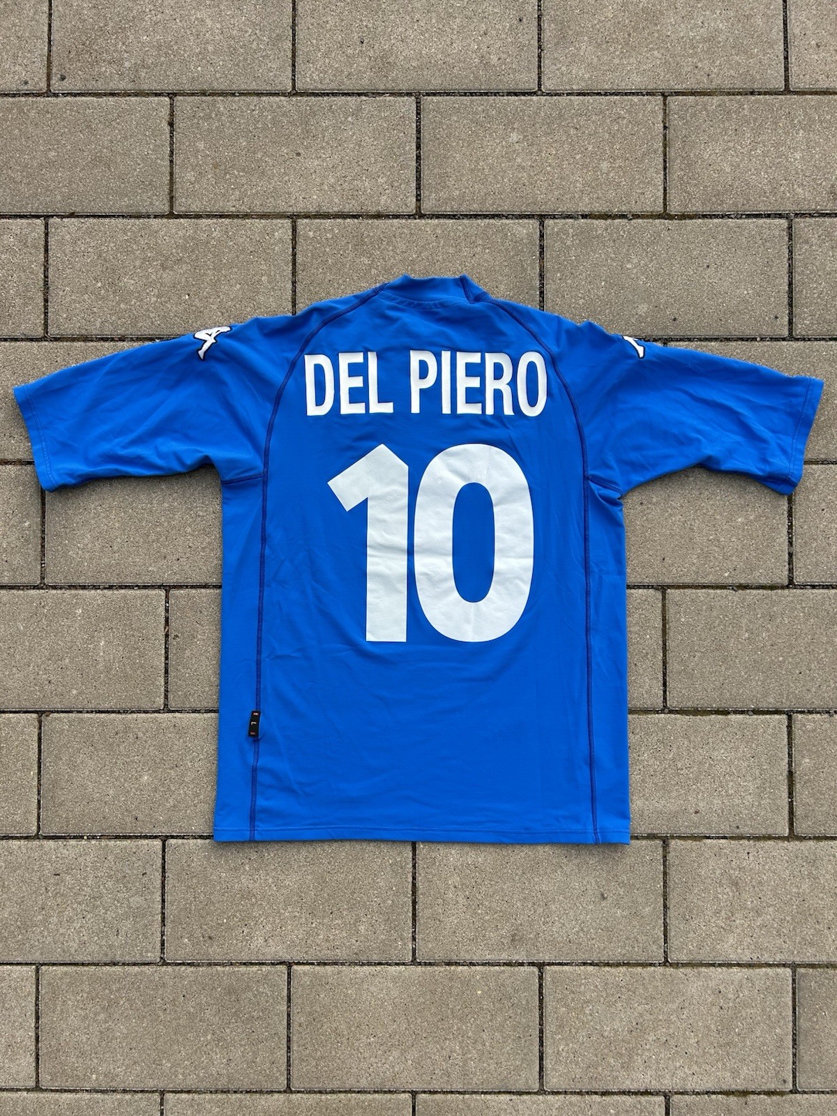 Italy 2000/02 Original Home Shirt Del Piero #10 Size L
