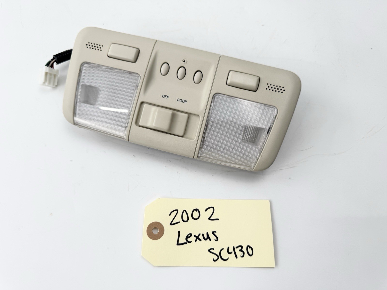 ✅ 02-10 LEXUS SC430 OVERHEAD CONSOLE DOME READING LIGHT LAMP HOMELINK OEM *NICE*