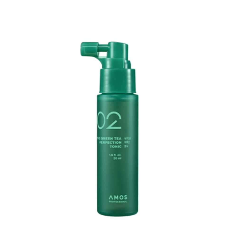 AMOS The Green Tea Perfection Tonic 50mL - Reduce Hair Loss, Hair Nutrition