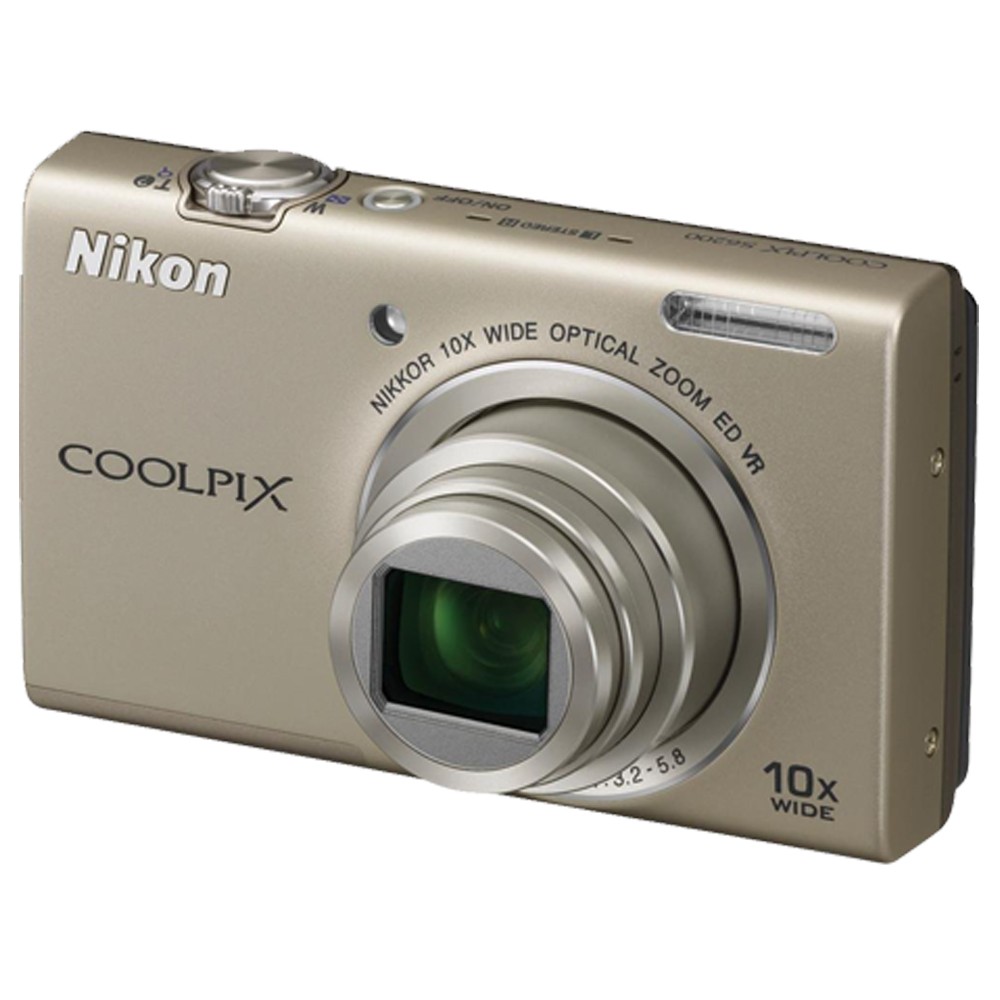 Nikon COOLPIX S6200 16.0MP Digital Camera 10x Optical Zoom with Accessories