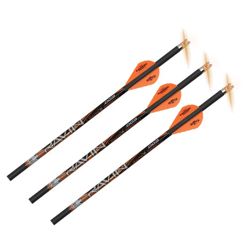Ravin Crossbow Arrows With lighted Nocks 400grain (.003 Ravin Crossbow Arrows With lighted Nocks 400grain (.003