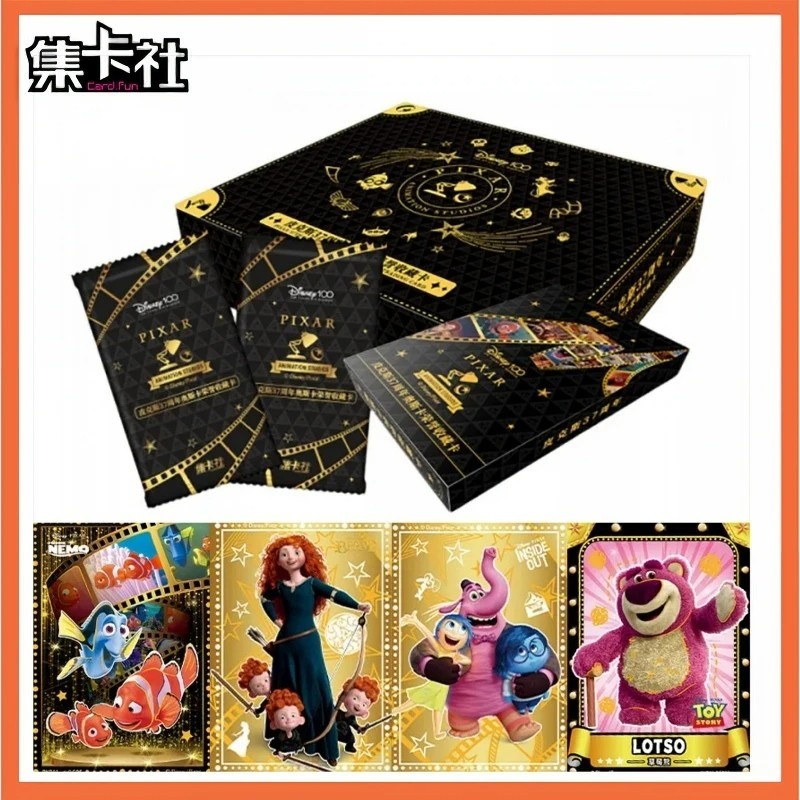 CardFun Genuine Disney Cards Pixar 37th Anniversary Anime Collectible Cards New