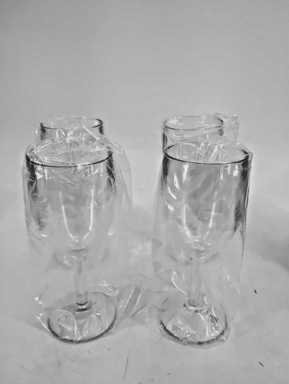 G.E.T. SW-1404-1-SAN-CL-EC Heavy-Duty Reusable Shatterproof Clear Wine Glasses