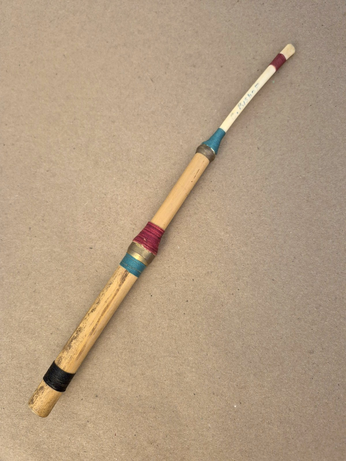 Charlie Bishop Cane Turkey Call Signed & Dated Yelper Illinois Charlie Bishop Cane Turkey Call Signed & Dated Yelper Illinois
