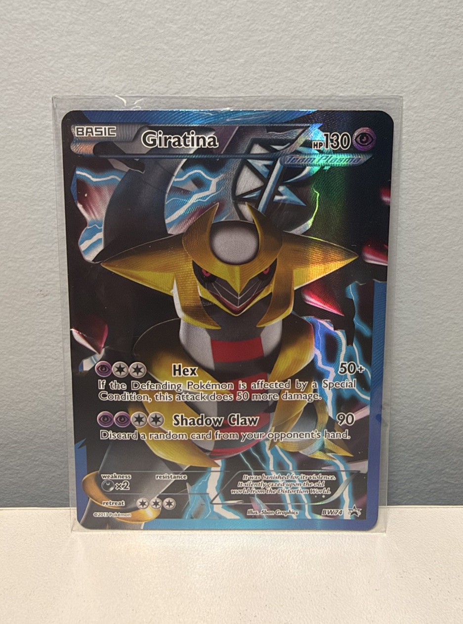 Pokemon Company Giratina BW74 Black & White Promo Holo Rare 130 English HP/DMG