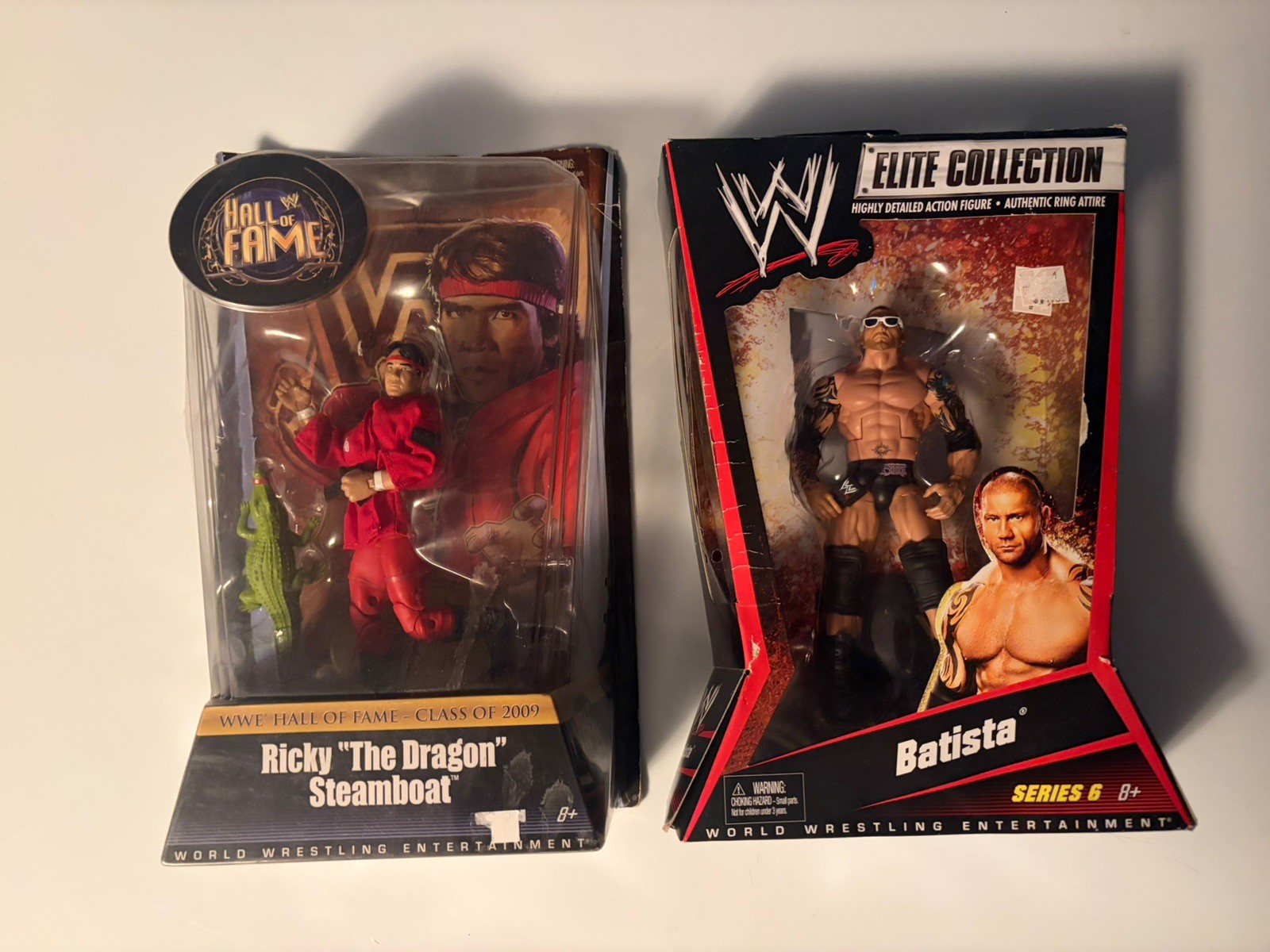 WWE Mattel Batista Elite Series 6 Ricky Steamboat Hall of Fame NEW HTF RARE LOT