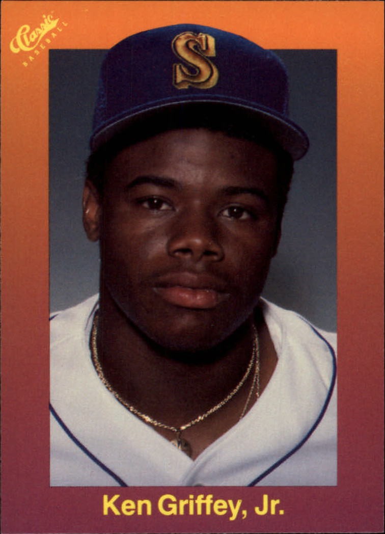 1989 Classic Travel Orange #131 Ken Griffey Jr. Mariners