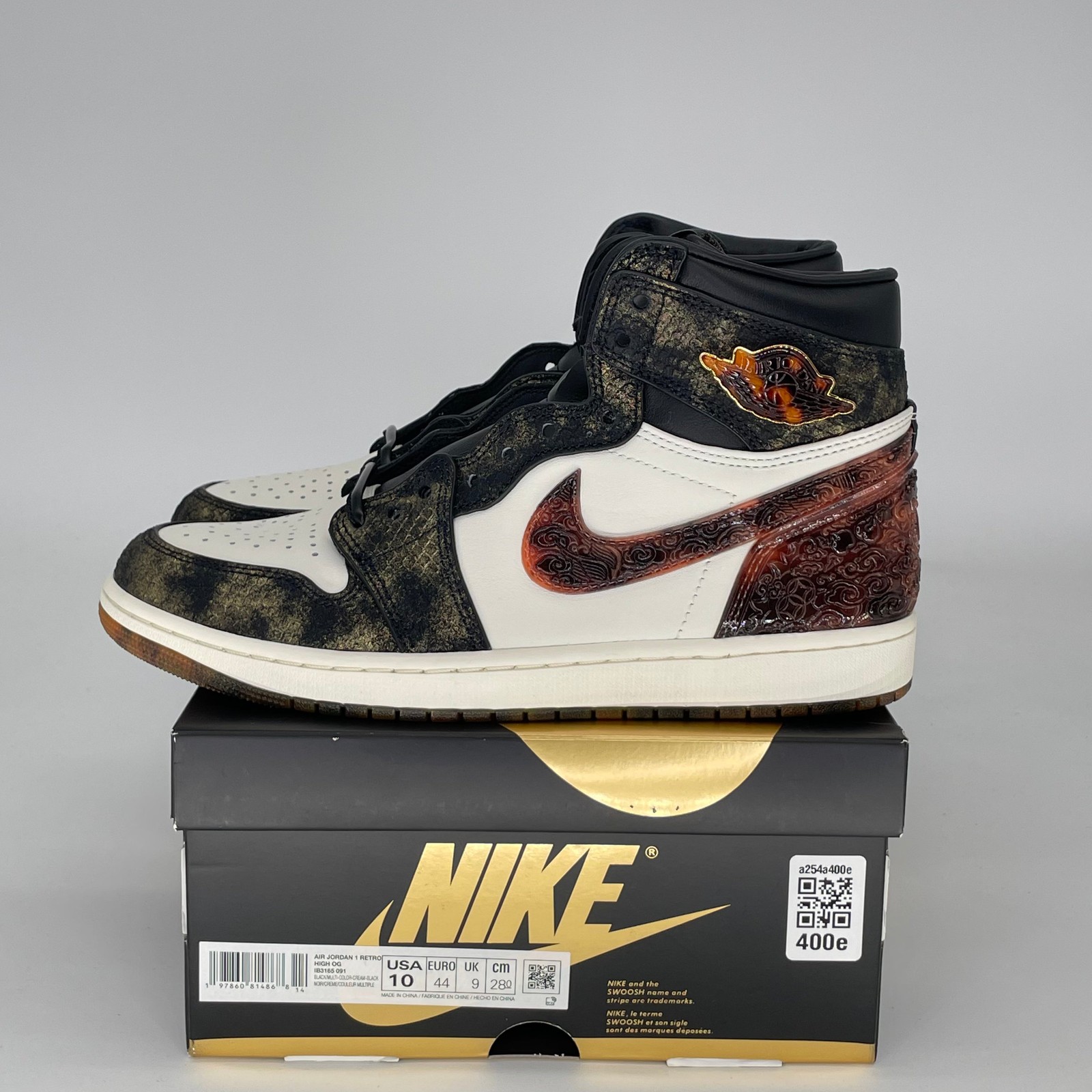 Size 10M/11.5W - Jordan 1 Retro High OG Xuanwu Year of the Snake IB3165-091 Size 10M/11.5W - Jordan 1 Retro High OG Xuanwu Year of the Snake IB3165-091