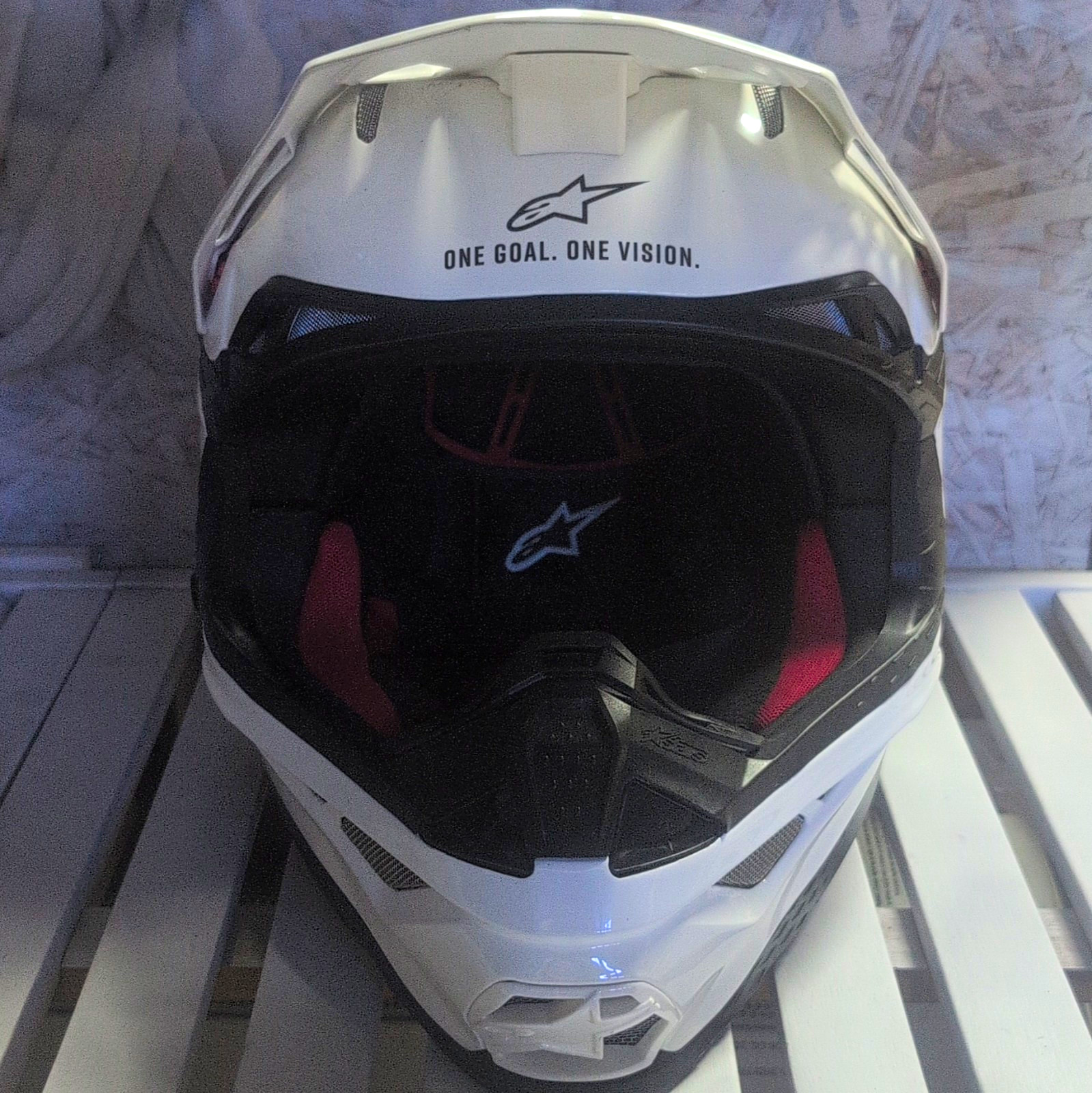 Alpinestars S-M10 Supertech - Size [XL] - White/Black/Red - Never Crashed