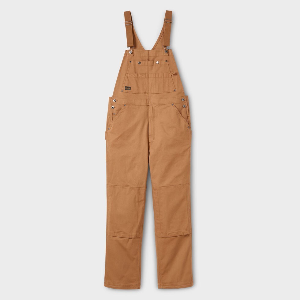 BIG SALE-Men's DuluthFlex Fire Hose Bib Overalls Brown Gunmetal
