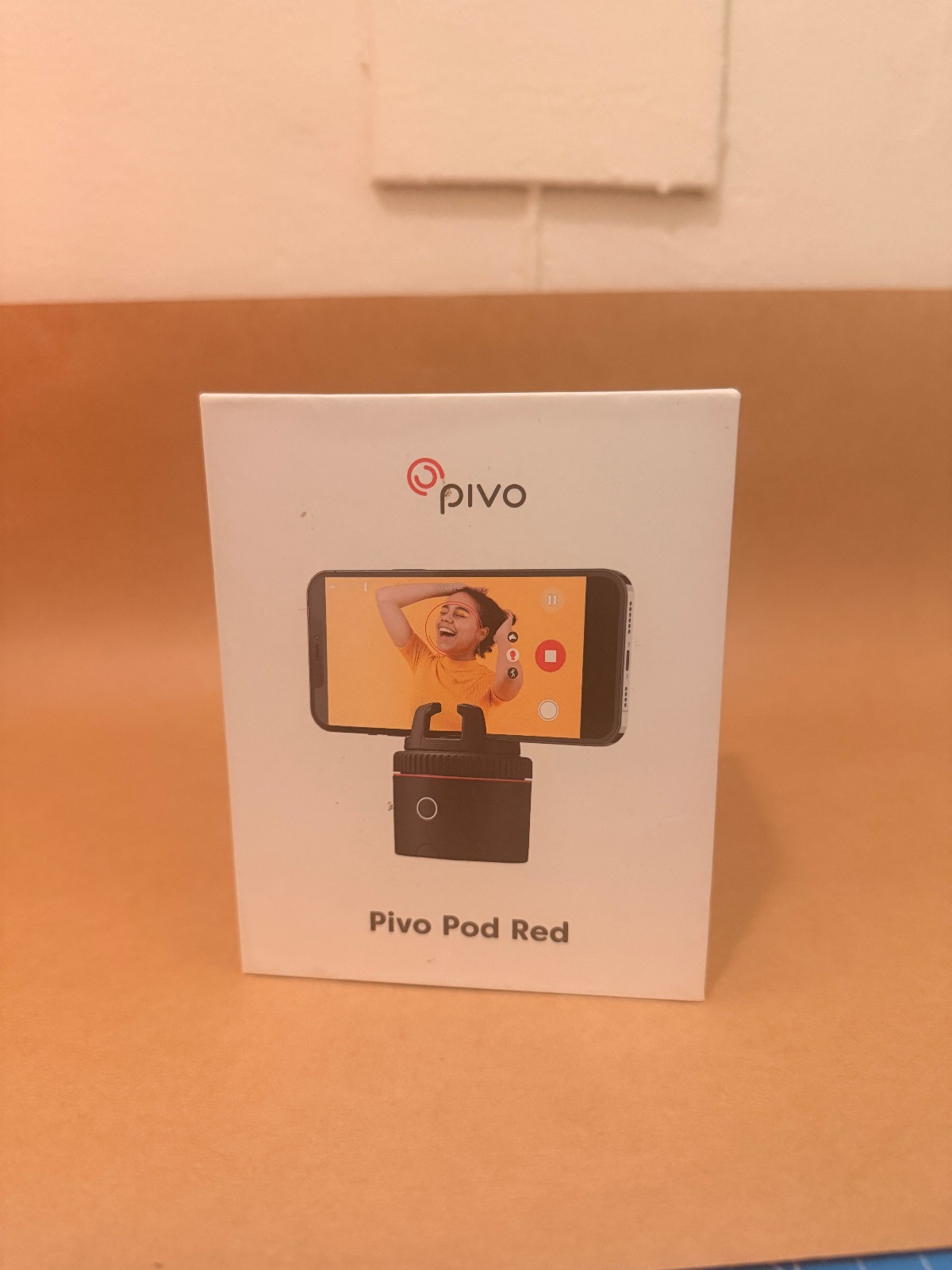 Pivo Pod Red by Pivo 360º hands free auto tracking phone mount - Open Box Pivo Pod Red by Pivo 360º hands free auto tracking phone mount - Open Box