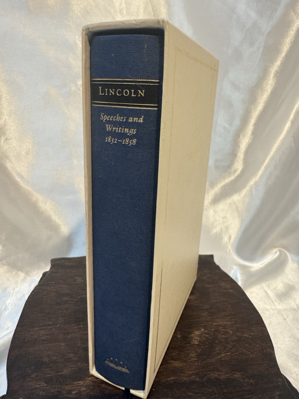 Library of America Lincoln Speeches and Writings 1832-1858 Protective Cover Library of America Lincoln Speeches and Writings 1832-1858 Protective Cover