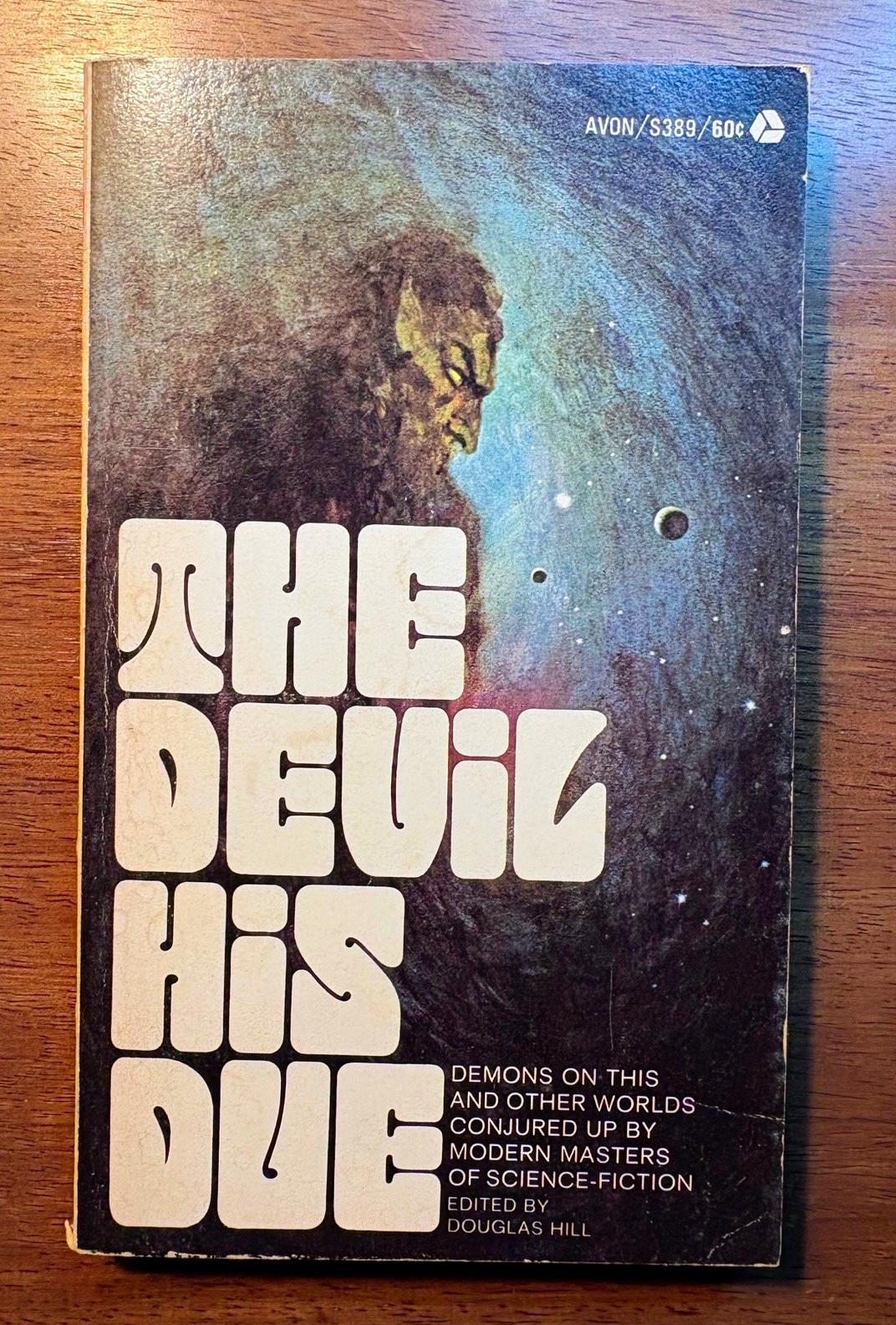 Avon Books - The Devil His Due (An Avon Book) Douglas Hill 1969 1st PB Illus