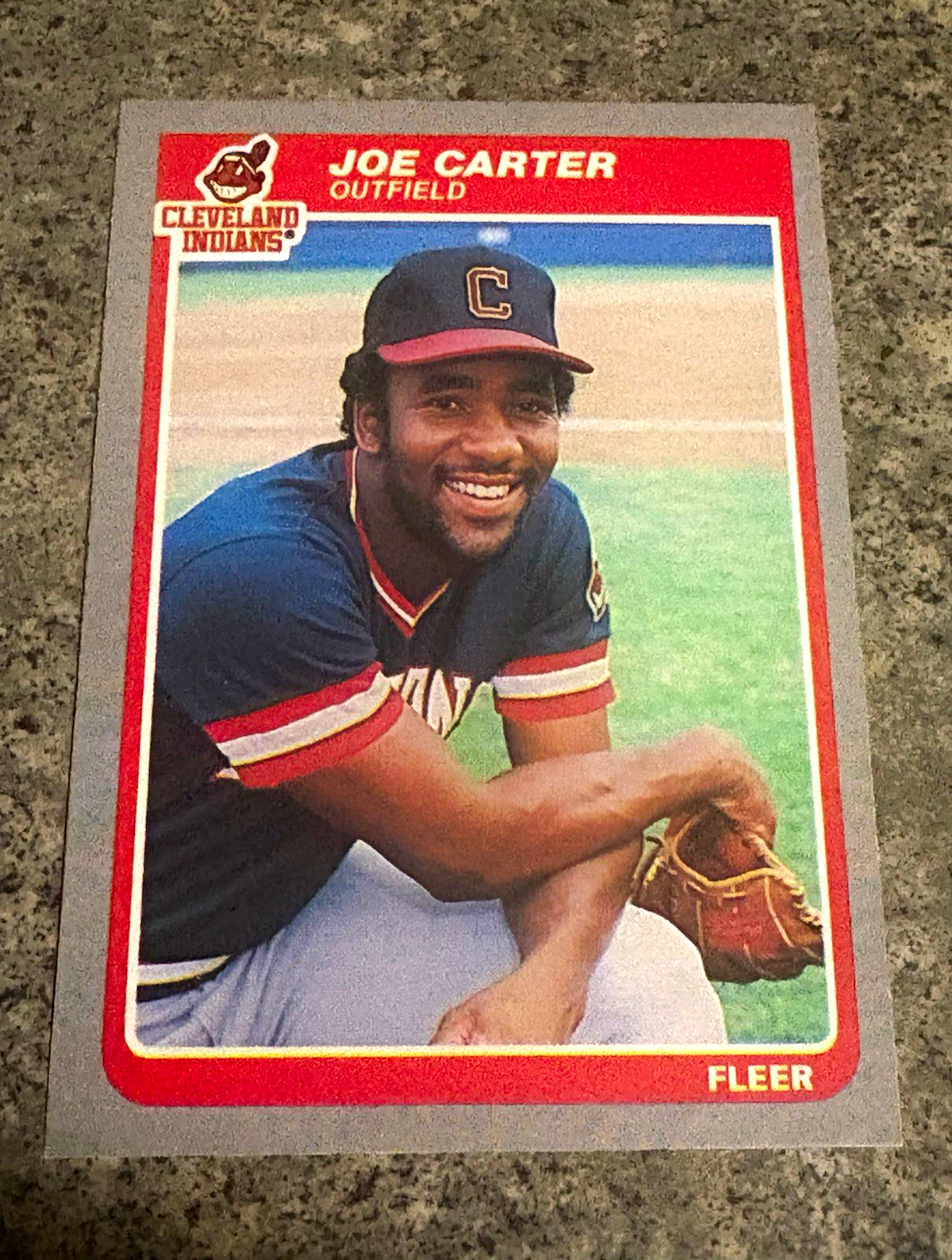 1985 Fleer - Joe Carter #443 - Cleveland Indians 1985 Fleer - Joe Carter #443 - Cleveland Indians