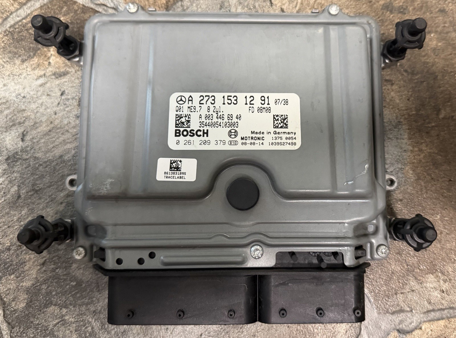 07-12 Mercedes CLS550 CLK550 SL550 ECU Engine Control Module A2731530879 OEM