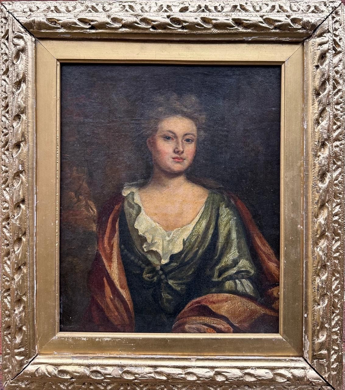 After Sir Godfrey Kneller : Portrait Of A Lady Geraldine Inglis , Oil On Canvas After Sir Godfrey Kneller : Portrait Of A Lady Geraldine Inglis , Oil On Canvas