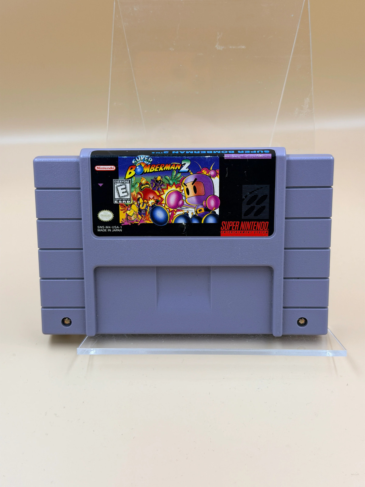 Super Bomberman 2 [SNES] Tested & Cleaned