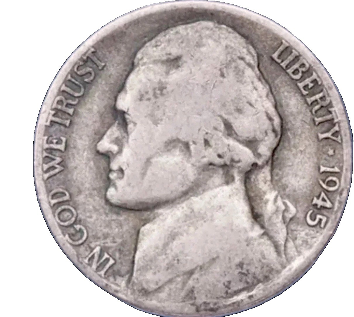 1945-P Silver Jefferson Wartime Nickel “Best Value On EBay” FAST SHIPPING