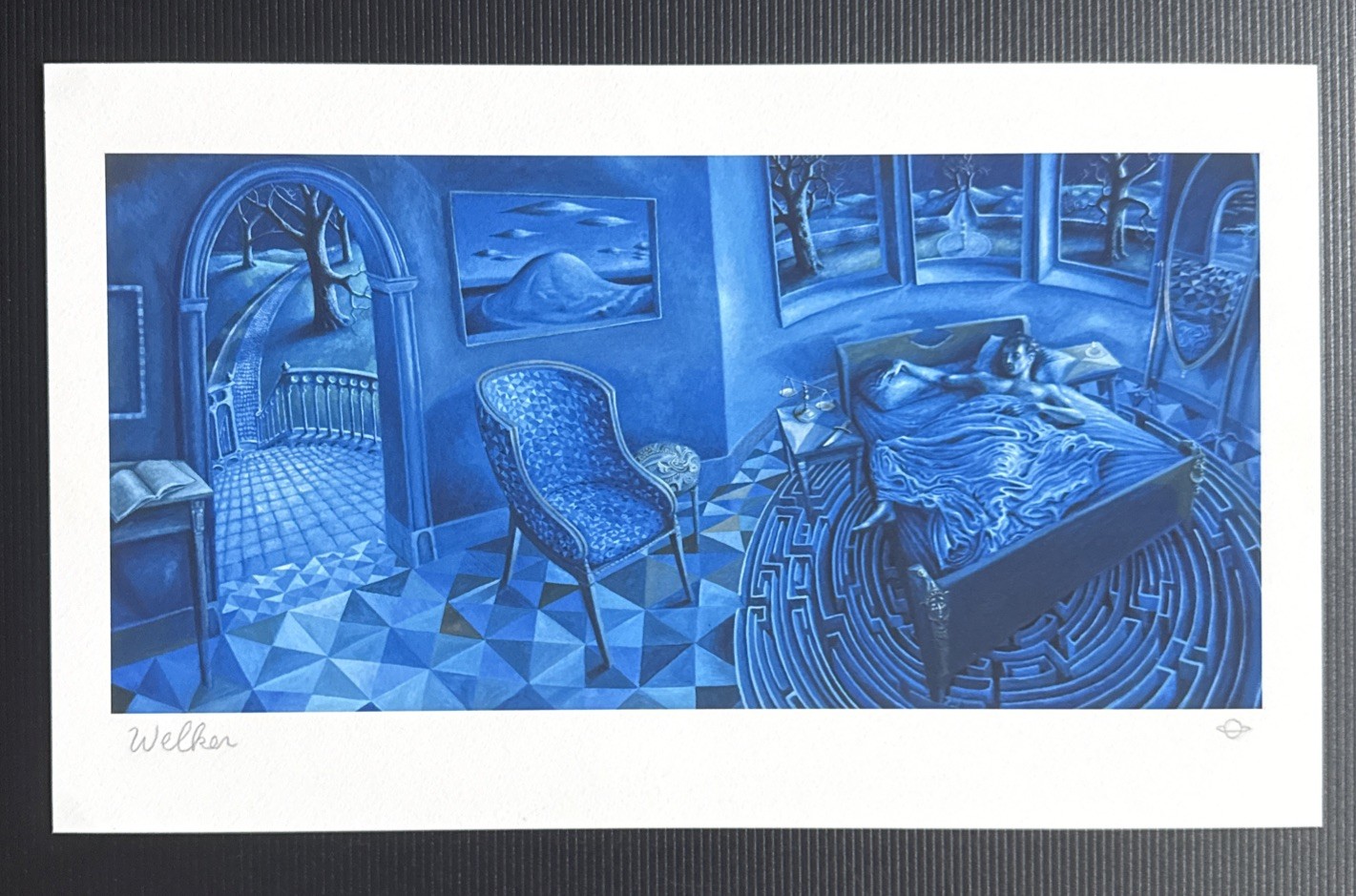 David Welker Phish Rift Poster Print Signed Not Pollock RARE & MINTY 13” x 8” David Welker Phish Rift Poster Print Signed Not Pollock RARE & MINTY 13” x 8”