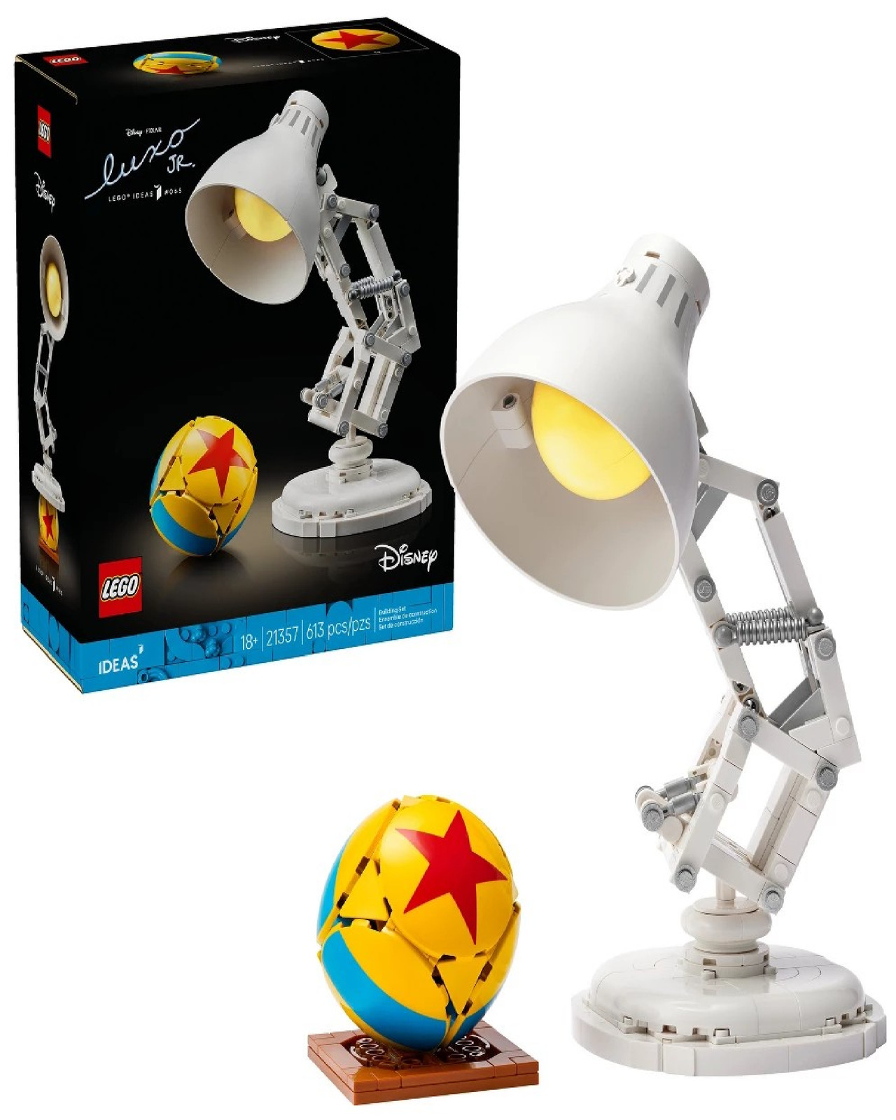 LEGO 6530096 Ideas Disney Pixar Luxo Jr. Building Set for Adults 613 Pieces