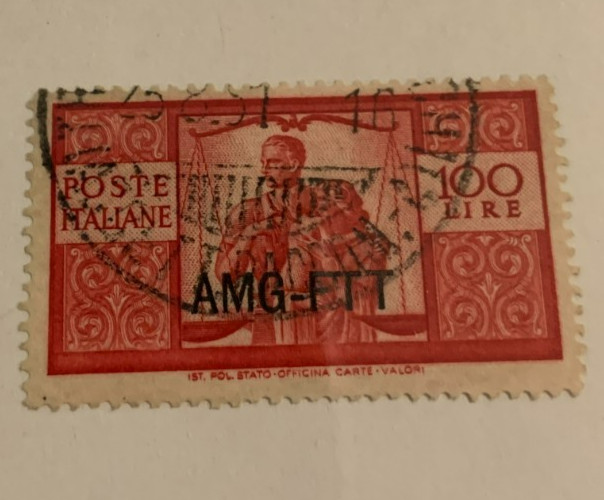 Italy Stamps Trieste #69 Used, SCV $32.50 Italy Stamps Trieste #69 Used, SCV $32.50