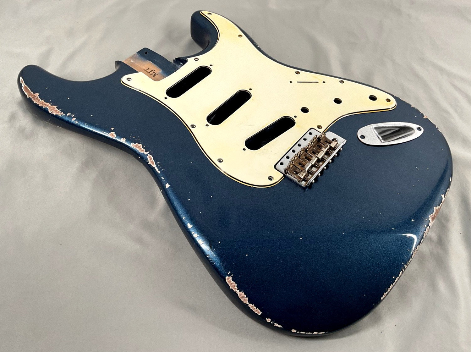 MJT Official Custom Vintage Aged Nitro Guitar Body Mark Jenny VTS Midnight Blue