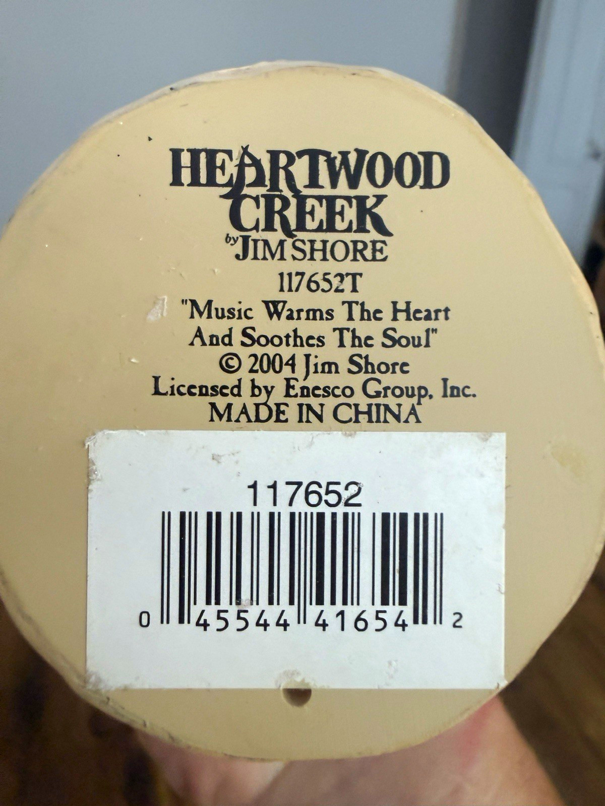 Jim Shore Heartwood Creek Angel Drummer Figurine Hand Painted Resin 2004