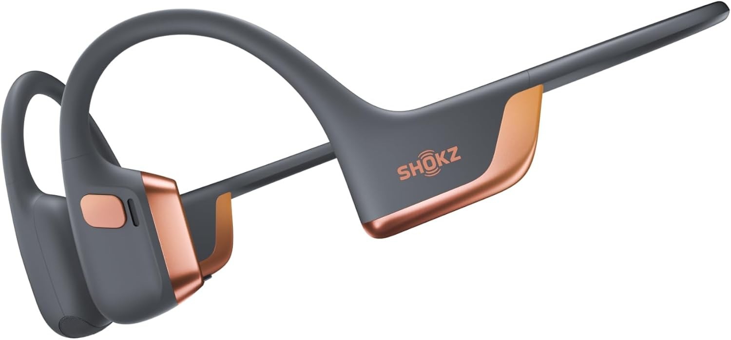 SHOKZ OpenRun Pro 2 Bone Conduction Headphones Open-Ear 12H Rose Gold