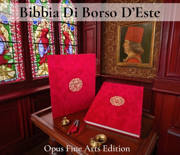 Borso d’Este Bible Facsimile – Rare Limited Edition Manuscript 2 Vol Set