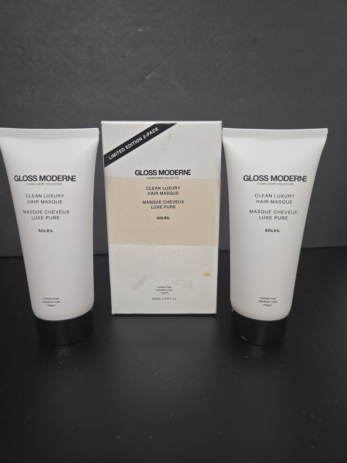 Clean Luxury Deep Conditioning Hair Masque by Gloss Moderne - 3.4 Fl Oz 2PK Clean Luxury Deep Conditioning Hair Masque by Gloss Moderne - 3.4 Fl Oz 2PK