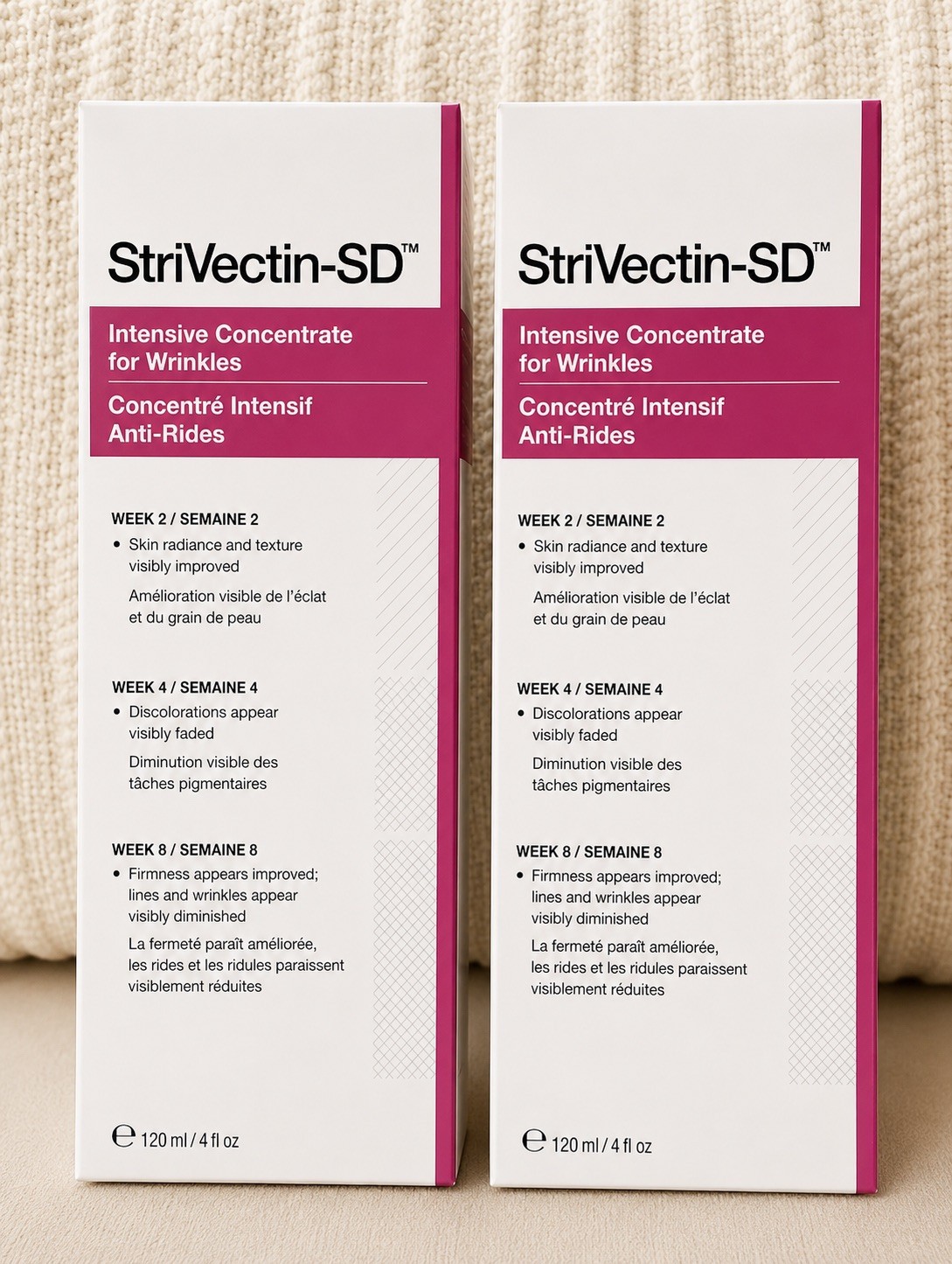 2 Pack Strivectin SD Intensive Concentrate For Wrinkles 120 mls 4 fl Oz Each NIB