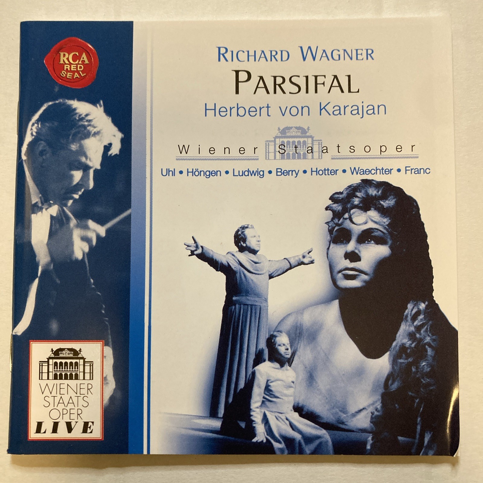 HERBERT VON KARAJAN - Wagner: Parsifal / Karajan, Waechter, Hotter, Franc, 4CDs HERBERT VON KARAJAN - Wagner: Parsifal / Karajan, Waechter, Hotter, Franc, 4CDs