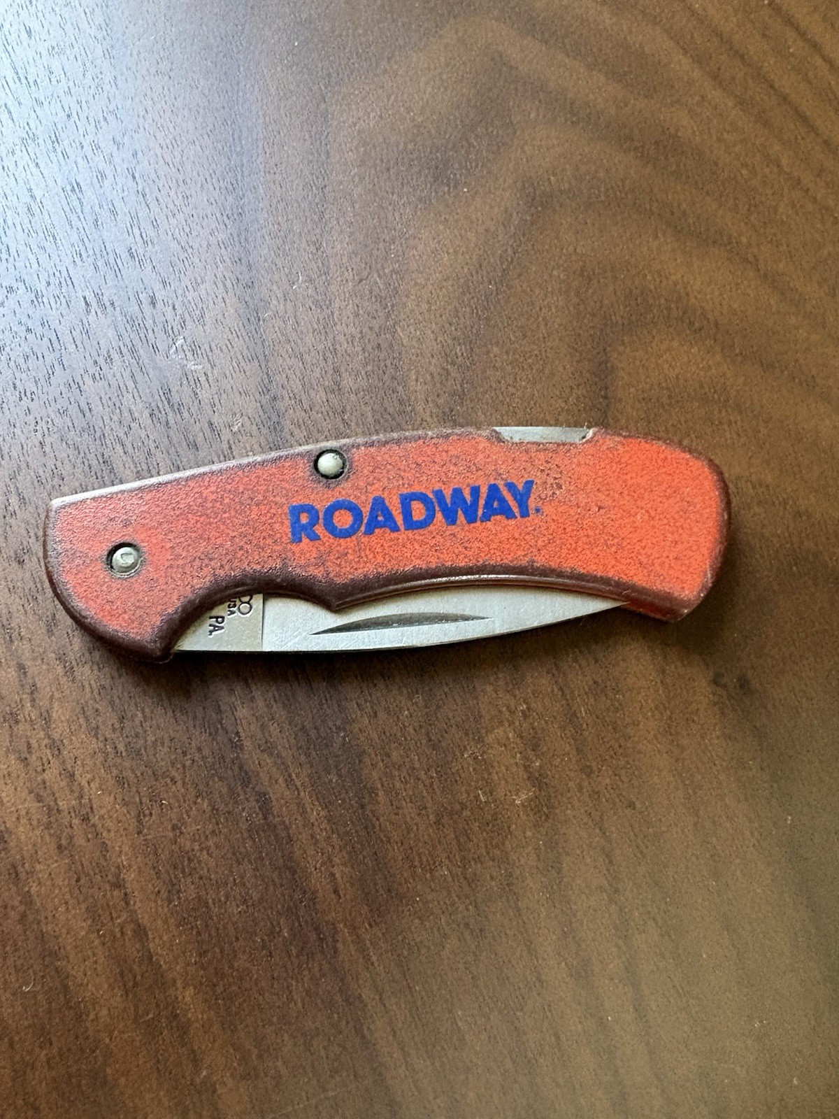 VTG. Roadway EXPRESS ZIPPO SINGLE BLADE KNIFE Bradford Pa