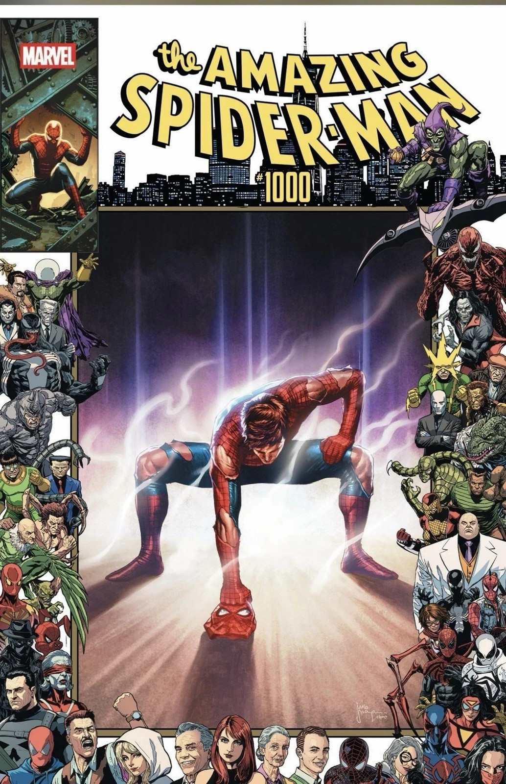Amazing Spider-Man #1000 One Piece Luffy Gear 2 Homage Suayan NYCC 2026 presale