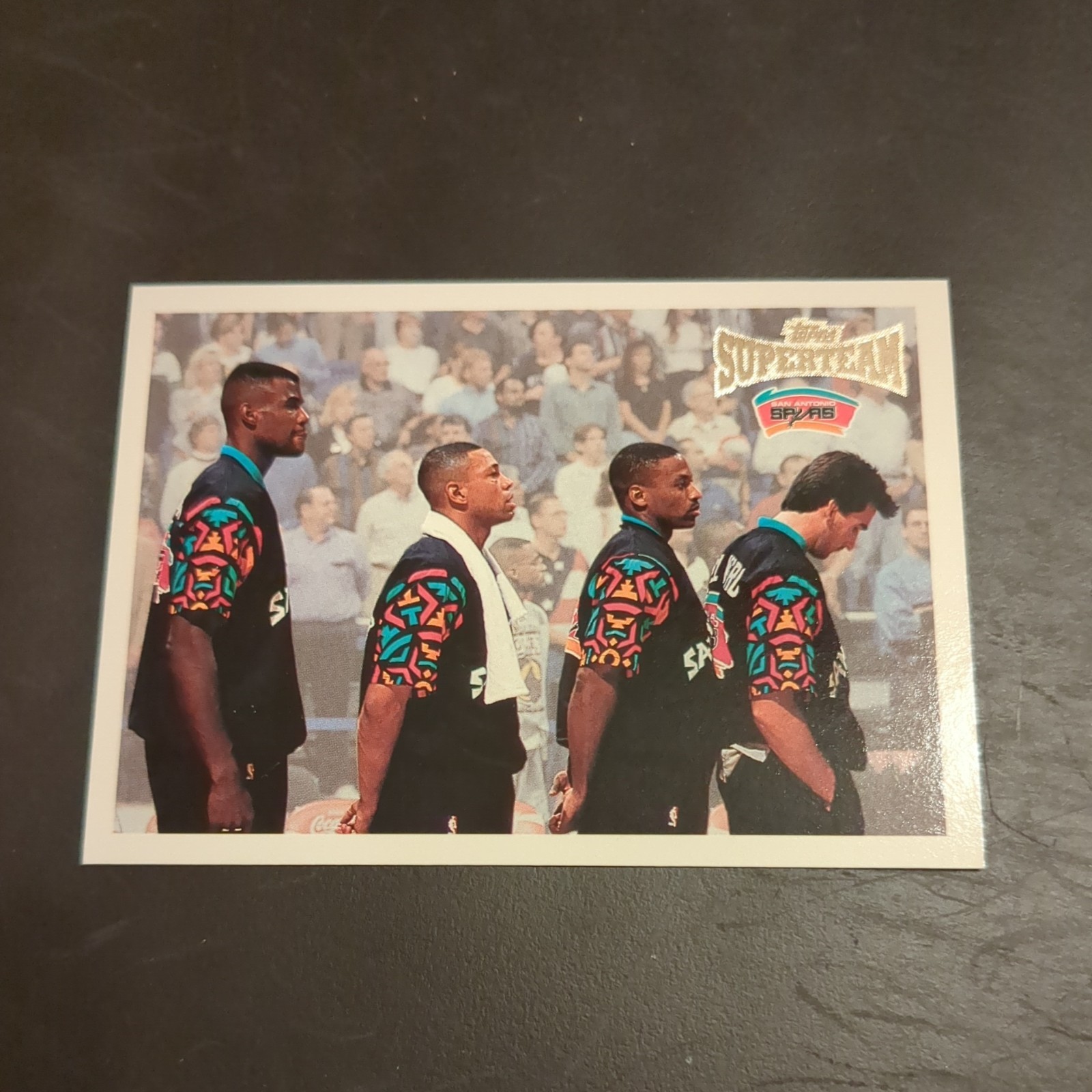 1996-97 TOPPS SUPER TEAM SAN ANTONIO SPURS GAME CARD DAVID ROBINSON 1996-97 TOPPS SUPER TEAM SAN ANTONIO SPURS GAME CARD DAVID ROBINSON