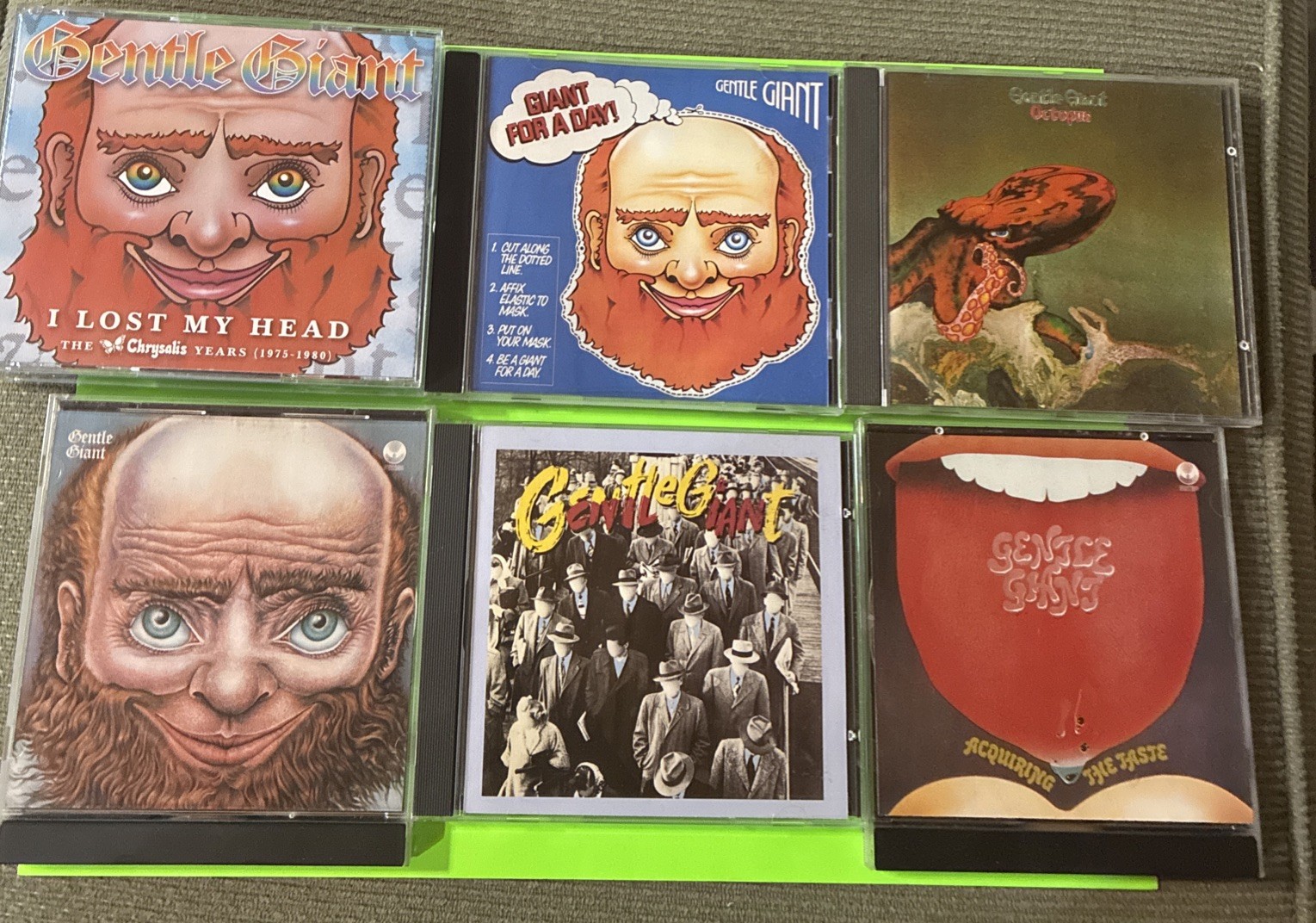 Lot Of 9 Discs CD’s By Gentle Giant Near Mint Conditions