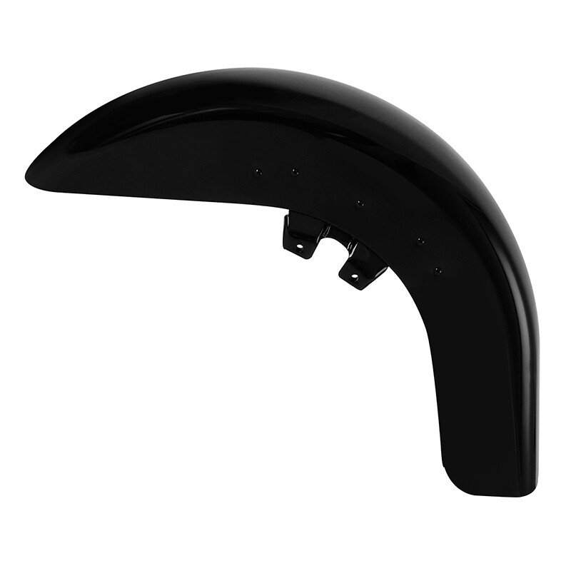 Vivid Black Front Fender Fit For Harley Electra Street Glide Road King 1989-2013